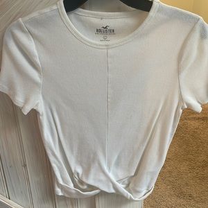 White Hollister top, size L